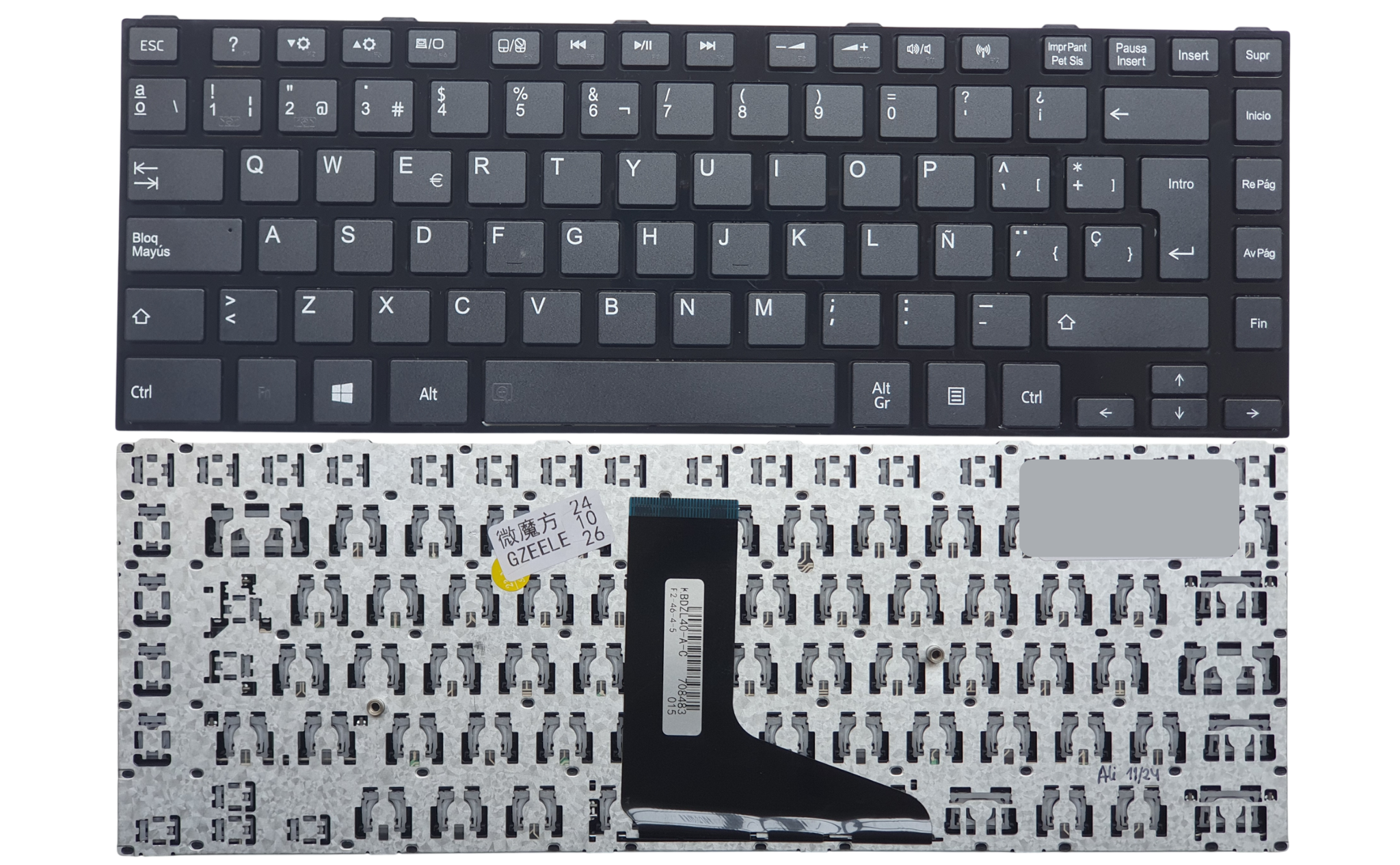 TECLADO LAPTOP TOSHIBA C40 C40-A C40D C40D-A C45-A C45D-A L40-A L45-A L45D-A